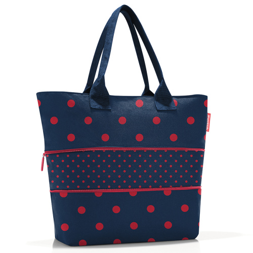 Сумка shopper e1 mixed dots red фото 3