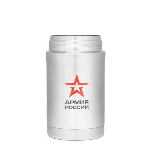 Термос для еды Thermos Армия России "Полевой" (0,5 литра), стальной фото 2