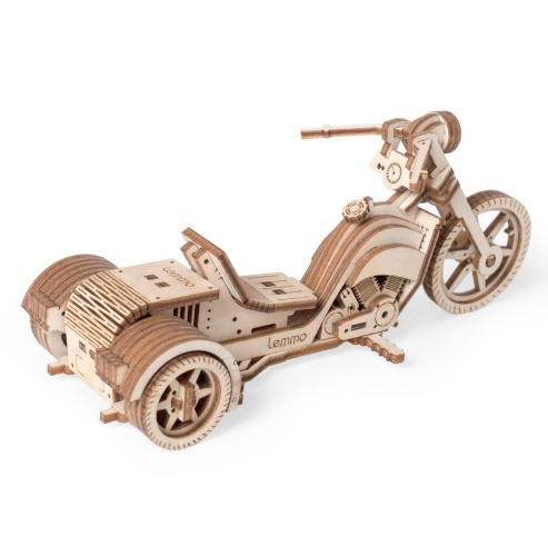 Деревянный конструктор, сборная модель из дерева Lemmo Трицикл &quot;Фотон&quot; фото 4