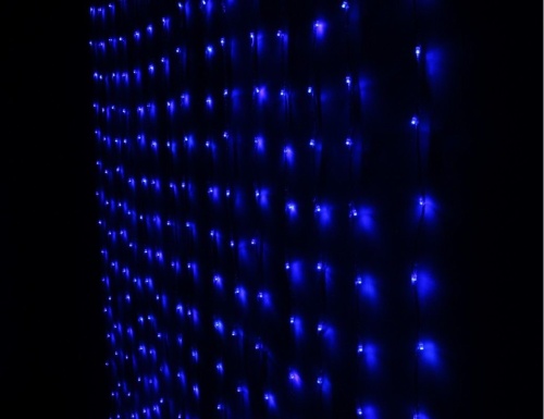 Световой занавес "Водопад", эффект 'стекания', LED-огни, контроллер, прозрачный провод PVC, SNOWHOUSE фото 5