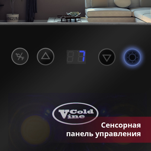 Винный шкаф Cold Vine C6-TBSF1 фото 6