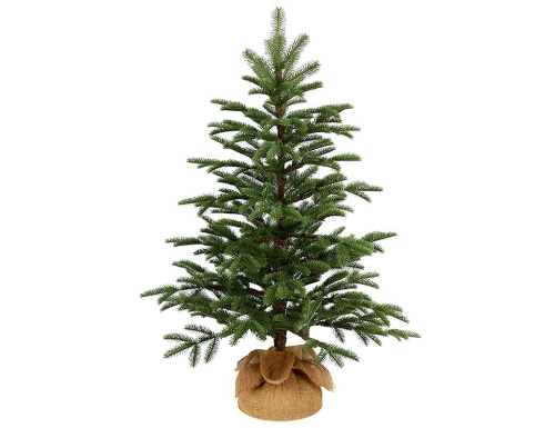 Ель настольная "Норвежская" в мешочке, 91 см, (литая хвоя 100% PE), National Tree Company в интернет-магазине VsemPodarok.com