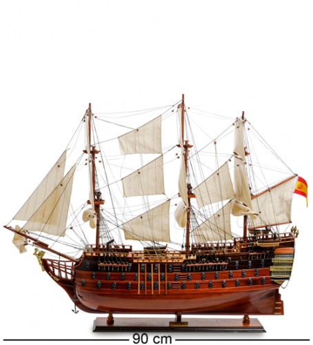 SPK-09 Модель испанского линейного корабля 1784г. "Santa Ana" фото 2