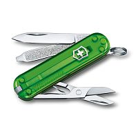 Нож-брелок Victorinox Classic SD Colors, 58 мм, 7 функций, "Green Tea"