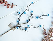 Декоративная ветка "Небесные льдинки", акрил, 9х40 см, Kaemingk