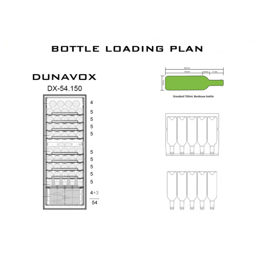 Винный шкаф Dunavox DX-54.150DK фото 4