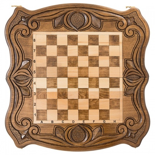 Шахматы + нарды резные 50, am451 фото 2