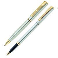 Набор подарочный Pierre Cardin Pen&Pen - Matte Steel GT, шариковая ручка + ручка-роллер, M