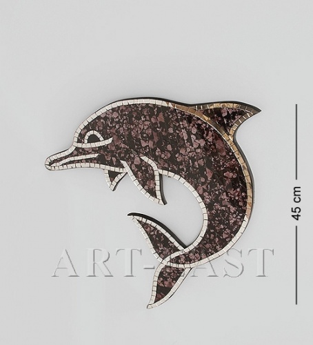 38-005 Панно "Дельфин" мал. (мозаика, о.Бали)
