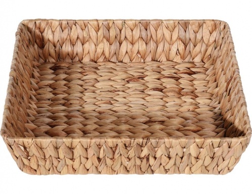 Плетёный поднос "Виллоу" квадратный, 35х35х8 см, Koopman International