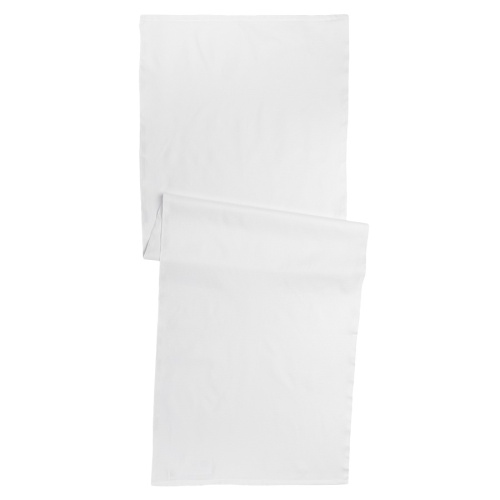 Дорожка белого цвета с фактурным рисунком из хлопка из коллекции essential, 53х150см фото 2
