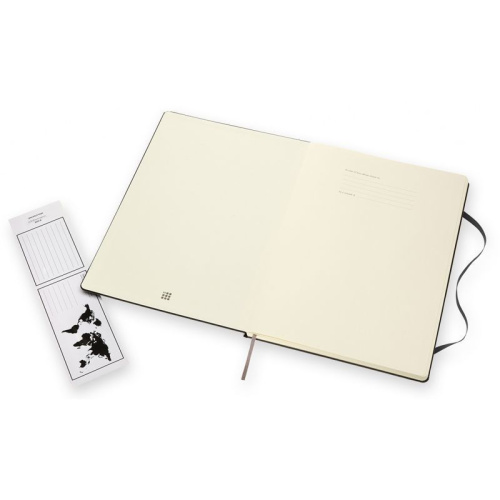 Блокнот Moleskine Classic A4, 192 стр., черный, нелинованный фото 3