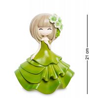 MF-03 Копилка маленькая "Девочка в зеленом платье"