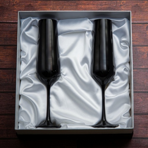 Набор из 2 бокалов для шампанского "Sandra-1" в подарочной коробке фото 2