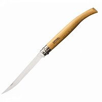 Нож филейный Opinel №15, рукоять из дерева бука