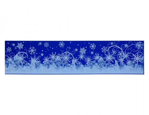 Стикер-бордюр для декорирования окна "Изящные снежинки", 64х15 см, Koopman International