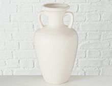 Керамическая ваза-кувшин "Кипрус", белая, 31 см, Boltze