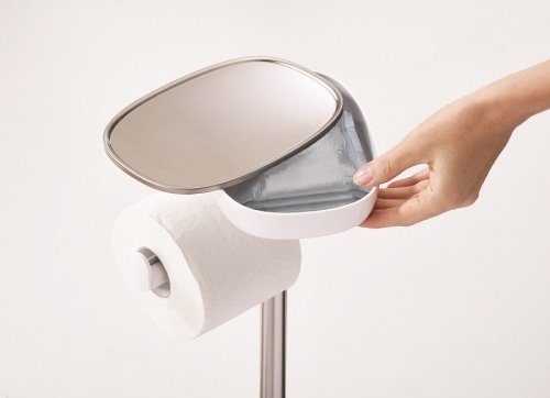 Набор держатель для туалетной бумаги с подносом EasyStore + ёршик для унитаза Flex™ фото 9