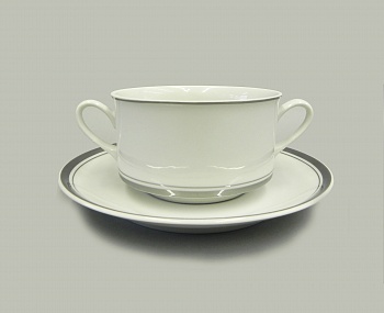 Набор (6 штук) чашек для супа с бл. сабина 0,3л 02160673-0011, Leander