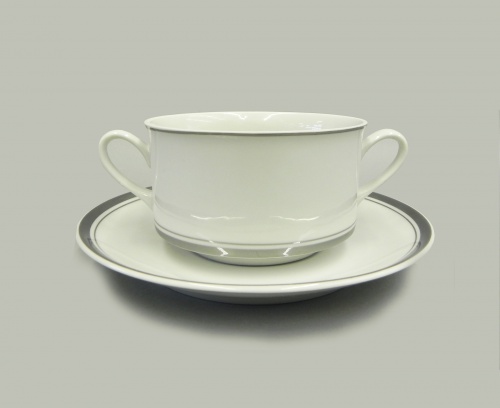 Набор (6 штук) чашек для супа с бл. сабина 0,3л 02160673-0011, Leander