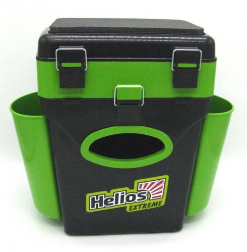 Ящик для зимней рыбалки Helios FishBox двухсекционный 10л зеленый (64060) фото 10
