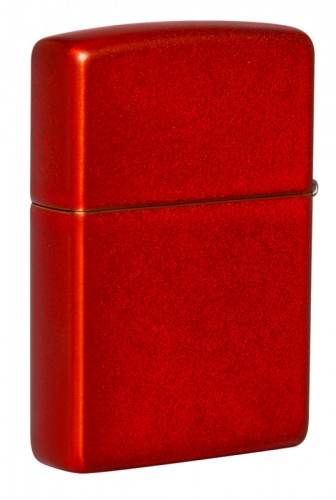 Зажигалка Zippo Classic, с покрытием Metallic Red, латунь/сталь, красная, матовая, 38x13x57 мм фото 6