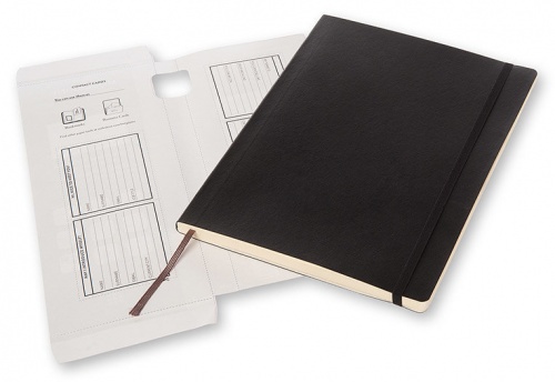 Блокнот Moleskine Professional Soft XL, 192 стр., черный, в линейку фото 2