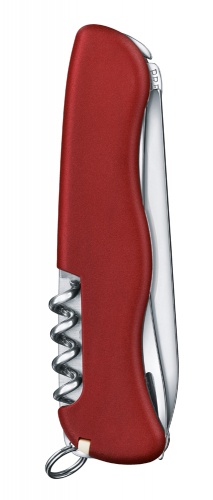 Нож Victorinox Cheese Master, 111 мм, 8 функций, с фиксатором лезвия, красный фото 6