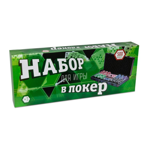 Набор для покера Russian Poker на 500 фишек фото 2