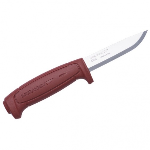 Нож Morakniv Basic углеродистая сталь, красный фото 3
