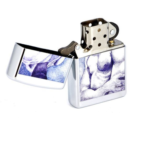 Зажигалка ZIPPO Classic с покрытием High Polish Chrome, латунь/сталь, серебристая, 36x12x56 мм, 250 Body фото 4