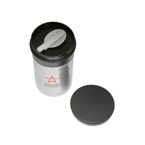 Термос для еды Thermos Армия России "Полевой" (0,5 литра), стальной фото 4