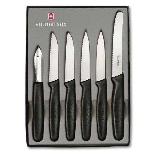 Набор Victorinox кухонный, 6 предметов, черный