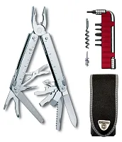 Мультитул Victorinox SwissTool X Plus, 115 мм, 38 функций, нейлоновый чехол