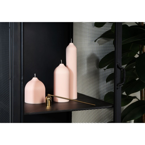 Свеча декоративная бежево-розового цвета из коллекции edge фото 9