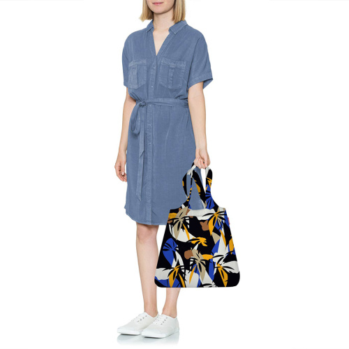 Сумка складная mini maxi shopper miami black фото 2