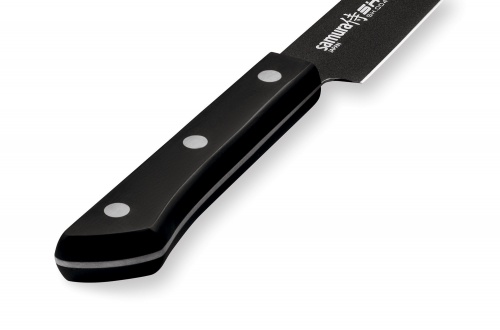 Нож Samura для нарезки Shadow слайсер с покрытием Black-coating, 19,6 см, AUS-8, ABS пластик фото 4