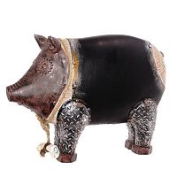 Фигурка декоративная "Свинка", L33 W9,5 H24,2см 719510