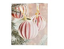 Подарочный пакет НОВОГОДНИЕ ШАРЫ 'ХЛОЭ', бумага, 32х26 см, Due Esse Christmas