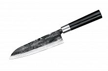 Нож Samura сантоку Super 5, 18,2 см, VG-10 5 слоев, микарта