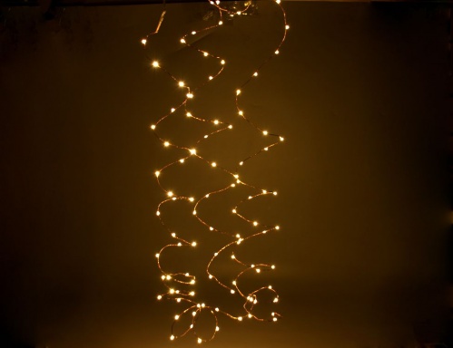 Гирлянда "Светлячки", LED-огни, медный провод, батарейки, Koopman International фото 2