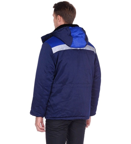 ЯЛ-02-19 Куртка зимняя, р.44-46, рост 170-176, т.синий/василек фото 3
