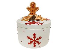 Конфетница ЧЕЛОВЕЧЕК БЕНВЕНУТО, керамика, 19 см, Due Esse Christmas
