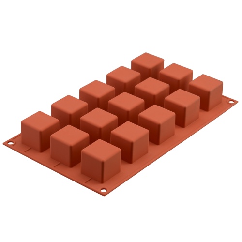 Форма для приготовления пирожных cube 3,5 х 3,5 см силиконовая фото 8