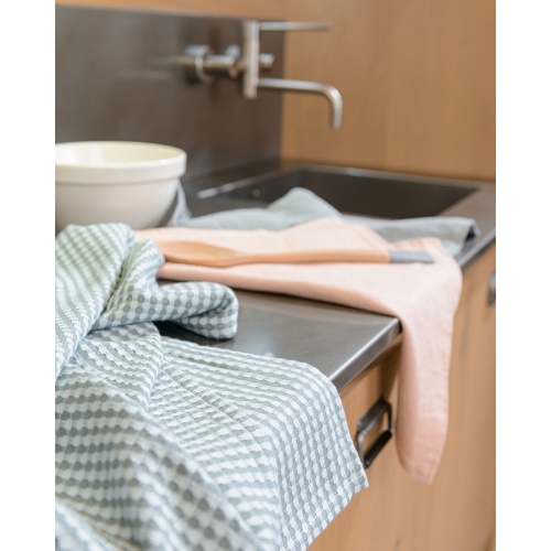 Набор вафельных кухонных полотенец из умягченного хлопка essential, 50х70 см фото 3