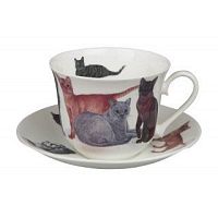 Чайная пара для завтрака Коты 500мл, XCATS1100