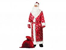 Карнавальный костюм Дед Мороз сатин, размер 54-56, Батик
