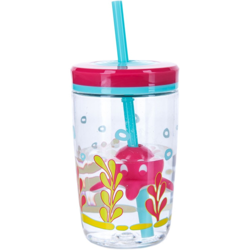 Стакан детский для воды с трубочкой Contigo Floating Straw Tumbler фото 2