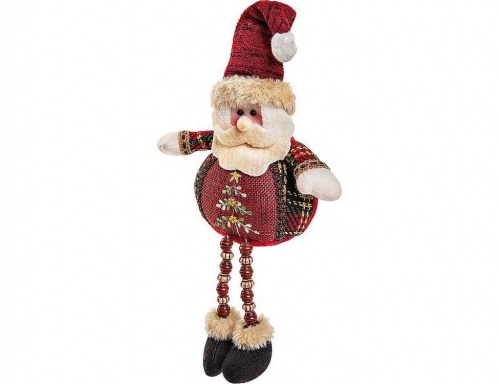 Мягкая игрушка "Дед мороз" (сидячий), 23 см, Mister Christmas фото 2