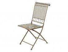 Садовый стул "Тулуза", металл, мозаика, 45x38x90 см, Kaemingk